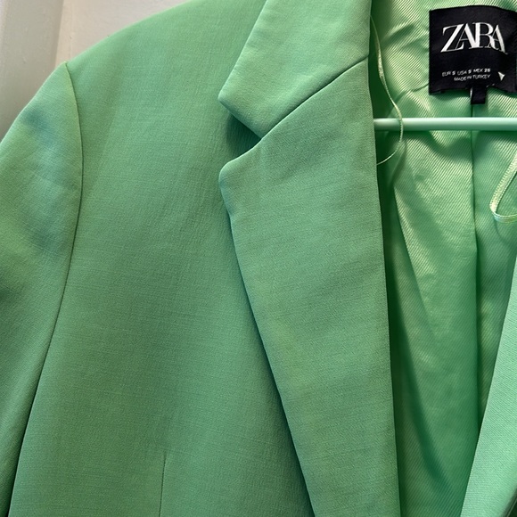 Light green blazer oversized - Picture 2 of 2